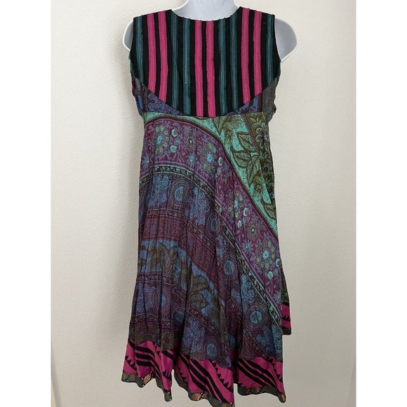 Colorful Bohemian Mini Dress - Picture 5 of 10